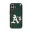 Oakland Athletics Paisley MagSafe Compatible Phone Case for Apple iPhone - Sports Gifts, Sports Memorabilia, Sports Collectibles, Fan Shop