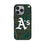 Oakland Athletics Paisley MagSafe Compatible Phone Case for Apple iPhone - Sports Gifts, Sports Memorabilia, Sports Collectibles, Fan Shop