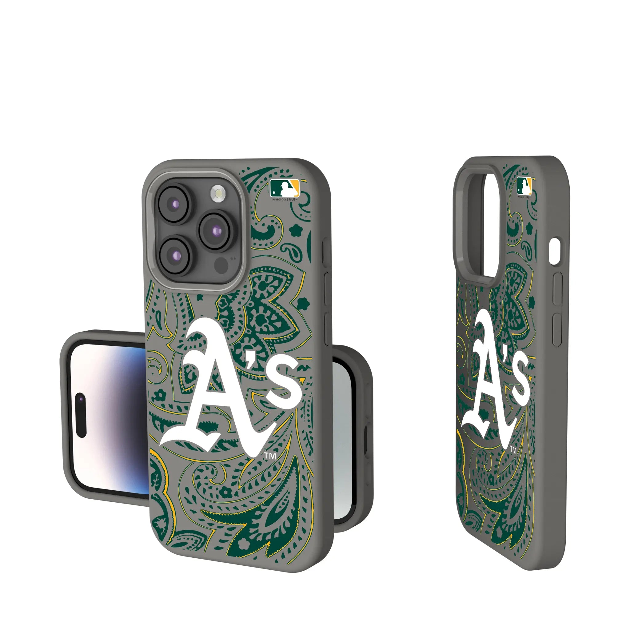 Oakland Athletics Paisley Soft Touch Phone Case