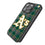 Oakland Athletics Plaid Bling Phone Case