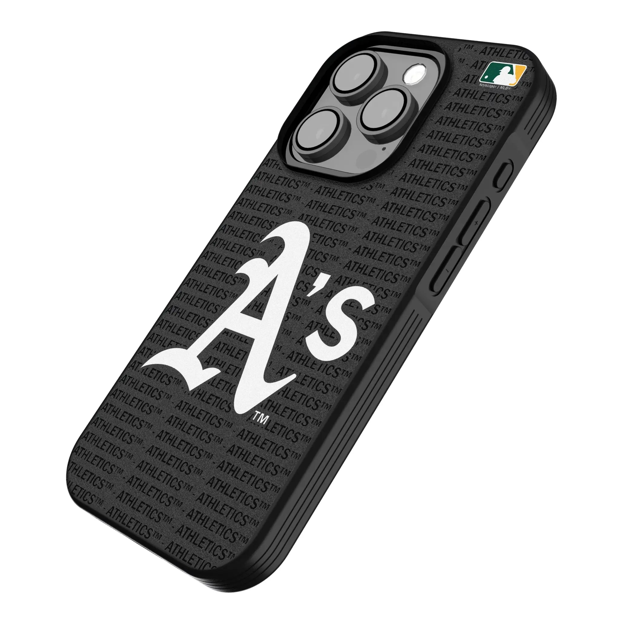Oakland Athletics Text Backdrop Bump Phone Case