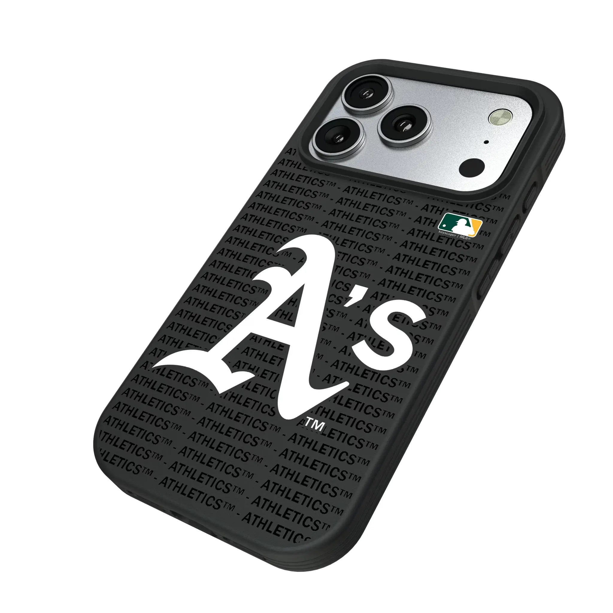 Oakland Athletics Text Backdrop Bump Phone Case