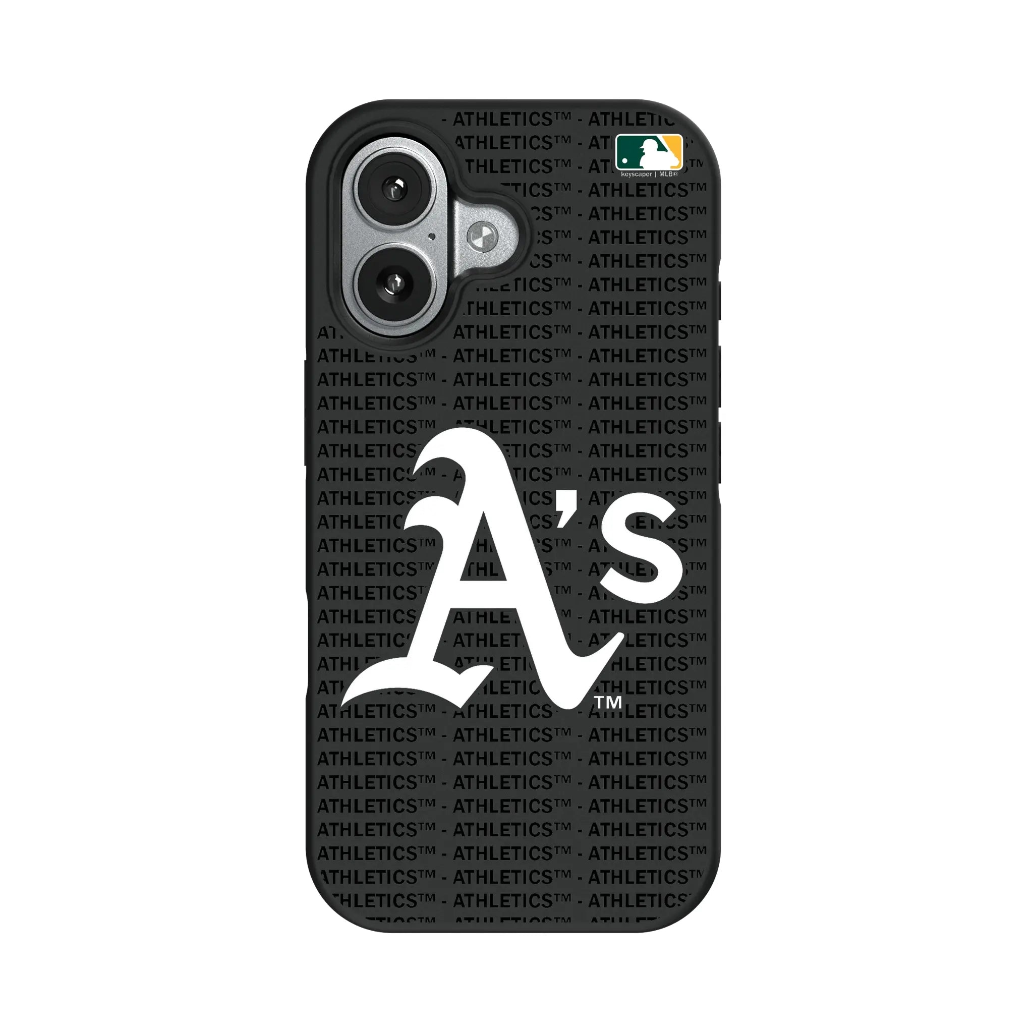 Oakland Athletics Text Backdrop Bump Phone Case
