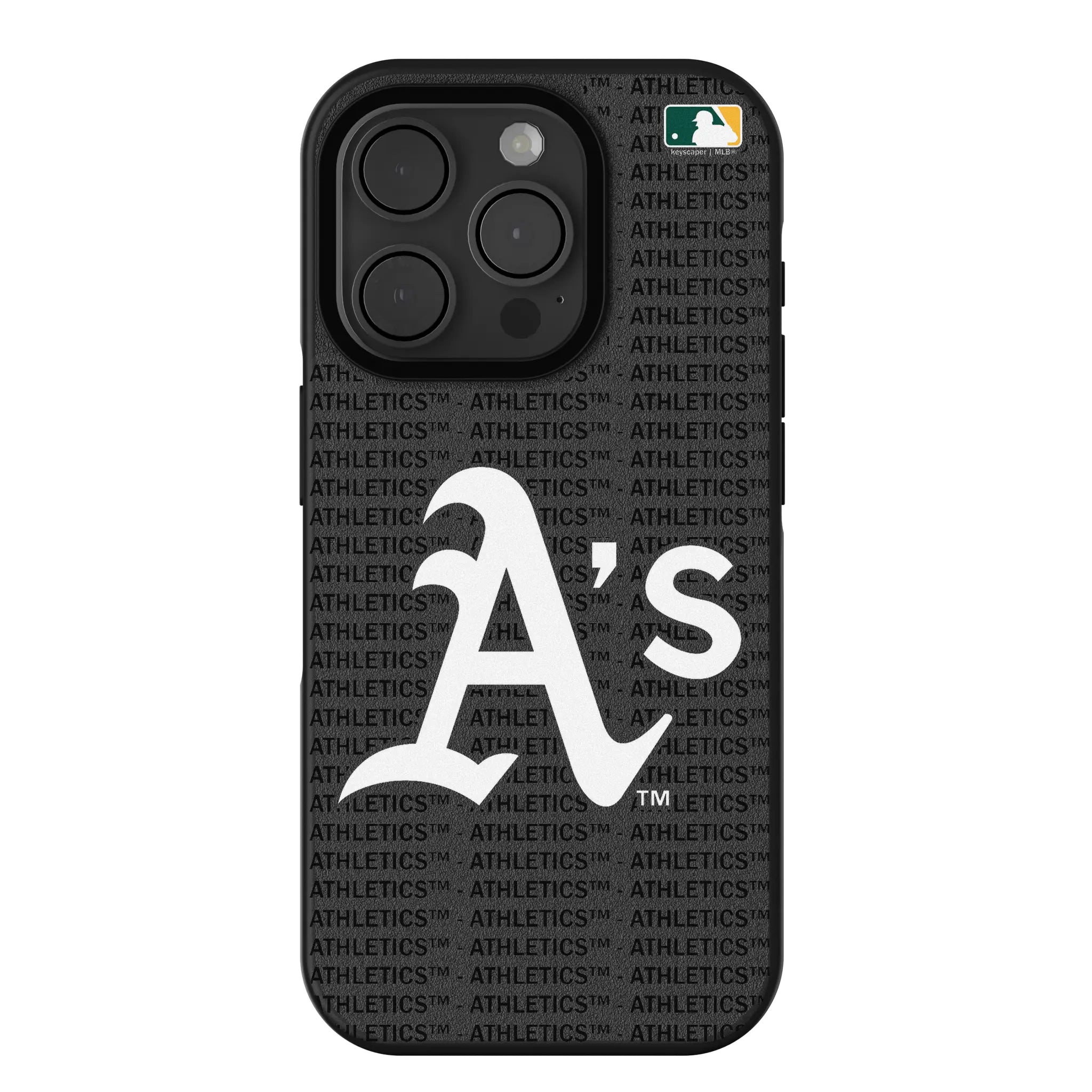 Oakland Athletics Text Backdrop Bump Phone Case