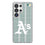 Oakland Athletics Text Backdrop Clear Phone Case for Samsung Galaxy