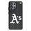 Oakland Athletics Text Backdrop MagSafe Compatible Phone Case for Samsung Galaxy