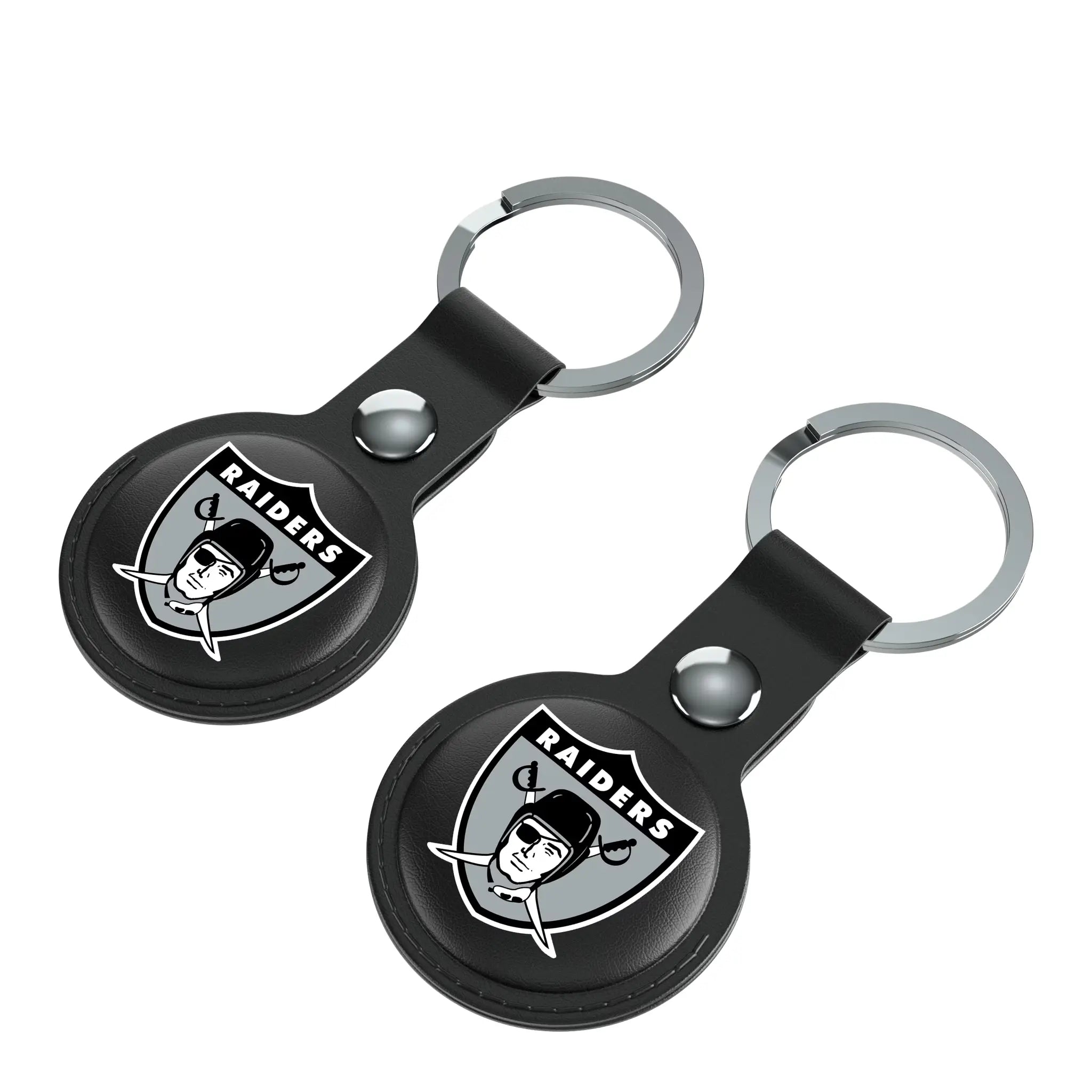 Oakland Raiders 1963 Historic Collection Insignia Black Airtag Holder 2-Pack