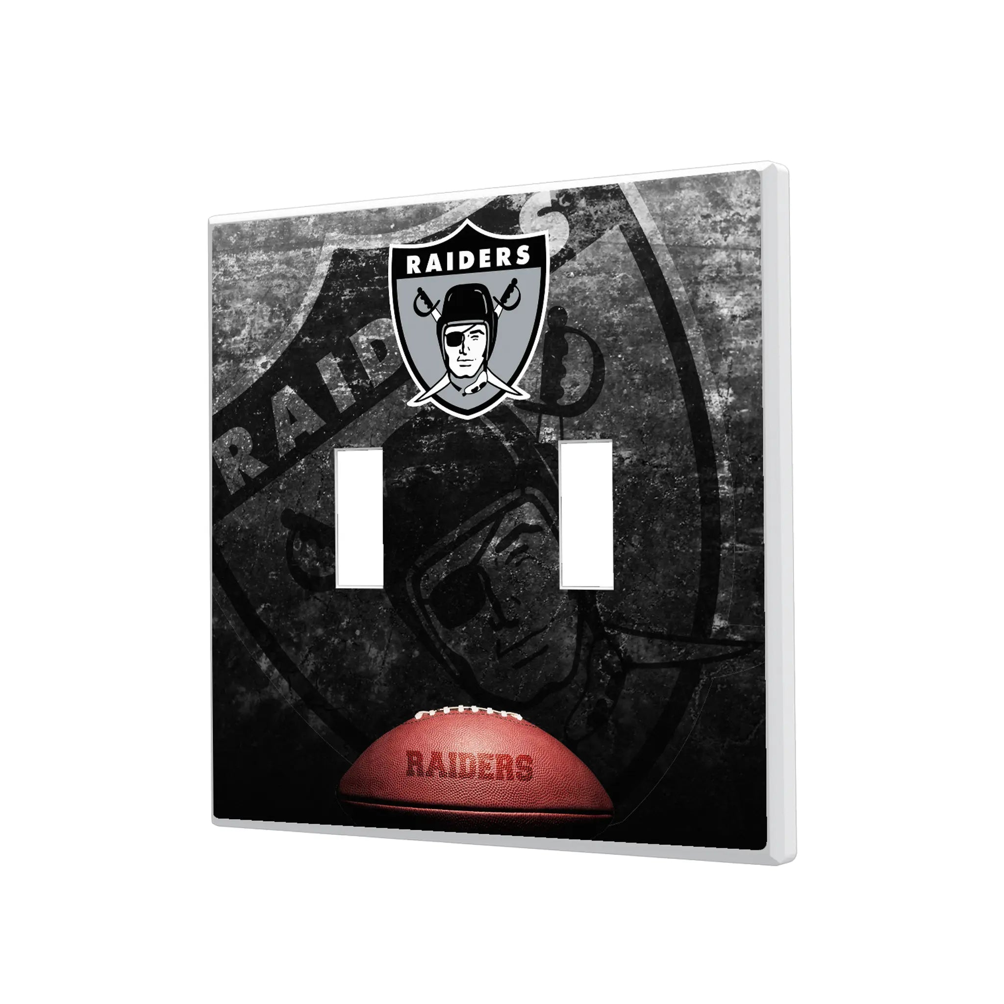 Oakland Raiders 1963 Historic Collection Legendary Hidden-Screw Light Switch Plate