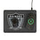 Oakland Raiders 1963 Historic Collection Linen 15-Watt Wireless Charger and Mouse Pad