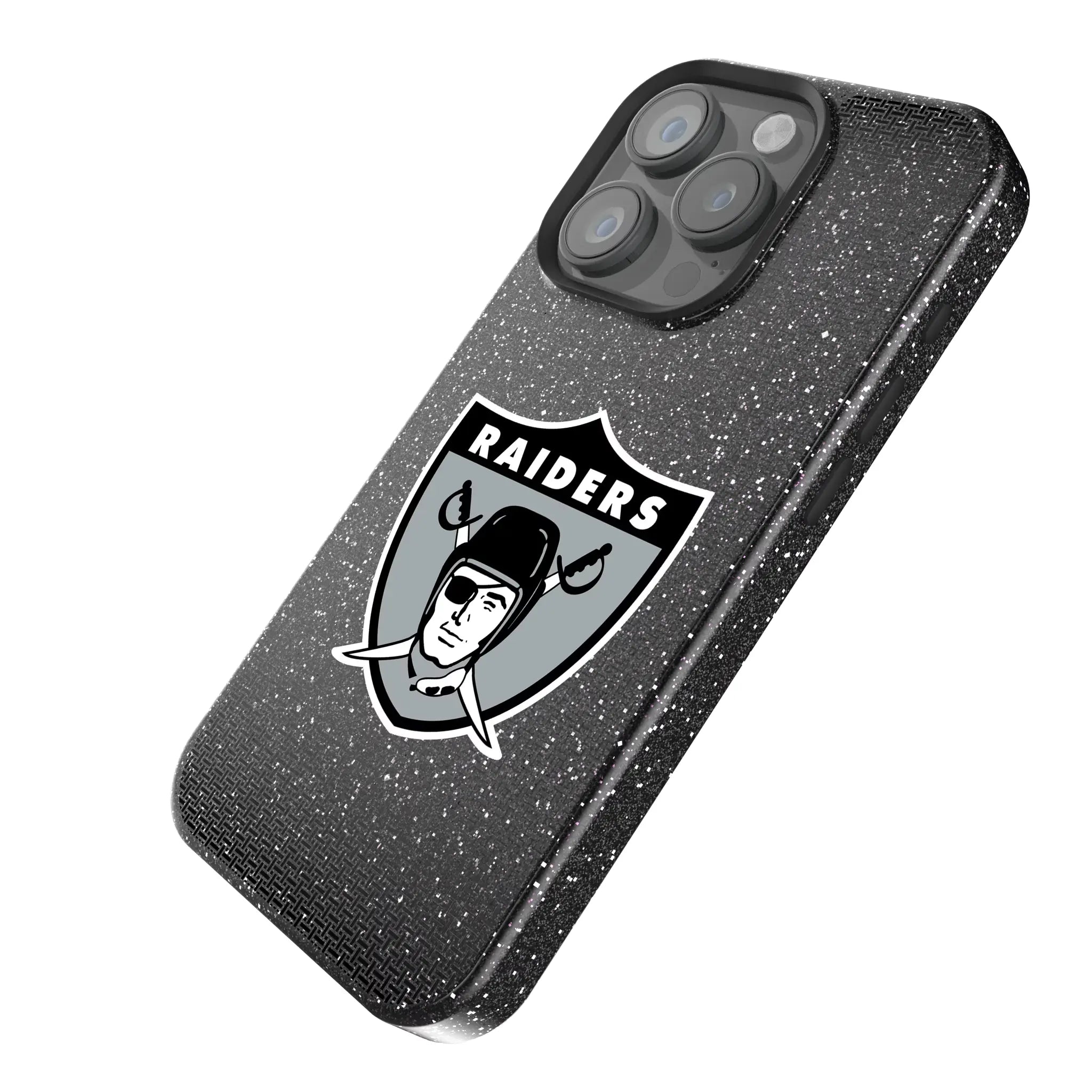 Oakland Raiders 1963 Historic Collection Linen Bling Phone Case for Apple iPhone