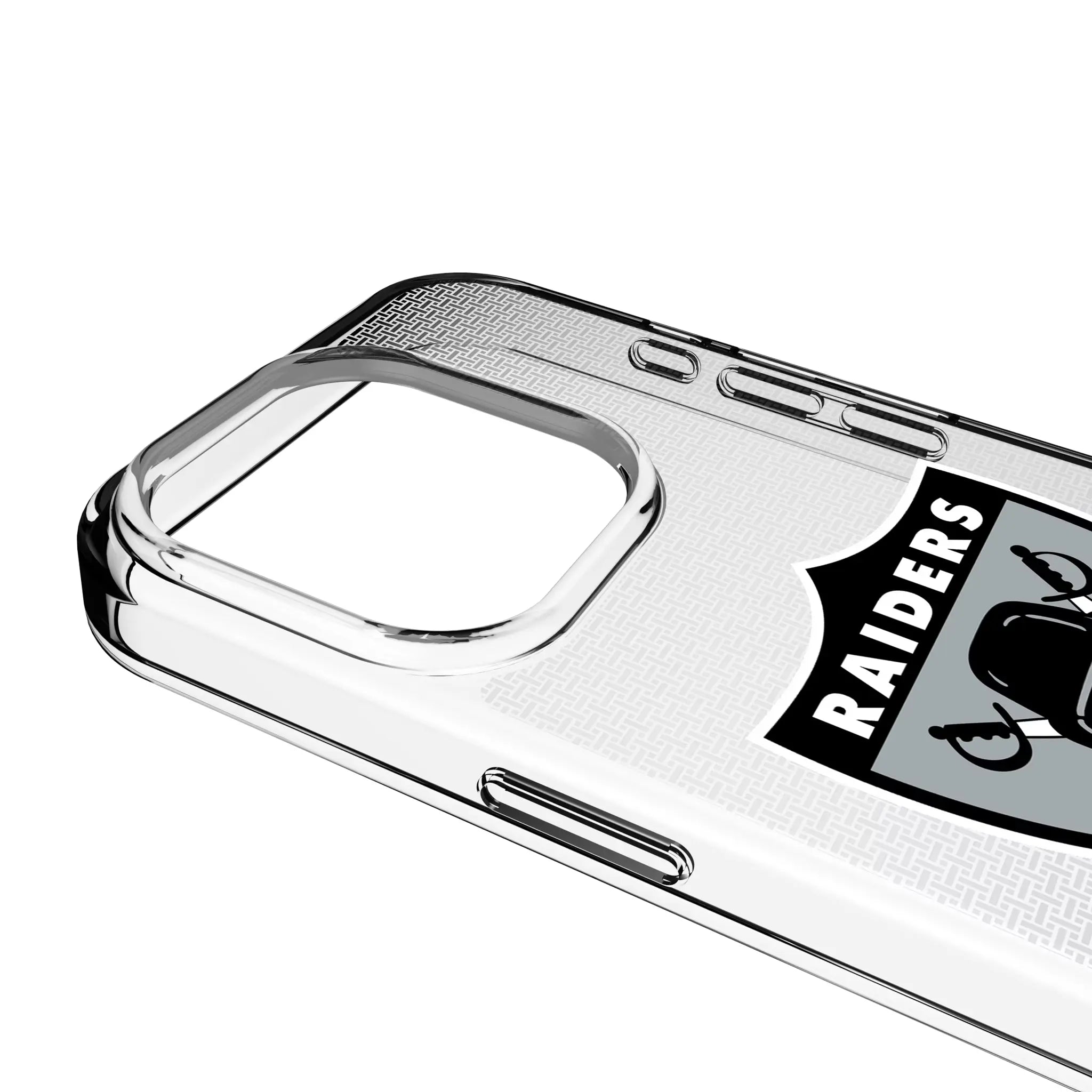Oakland Raiders 1963 Historic Collection Linen Clear Phone Case for Apple iPhone