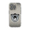 Oakland Raiders 1963 Historic Collection Linen Clear Phone Case for Apple iPhone - Sports Gifts, Sports Memorabilia, Sports Collectibles, Fan Shop