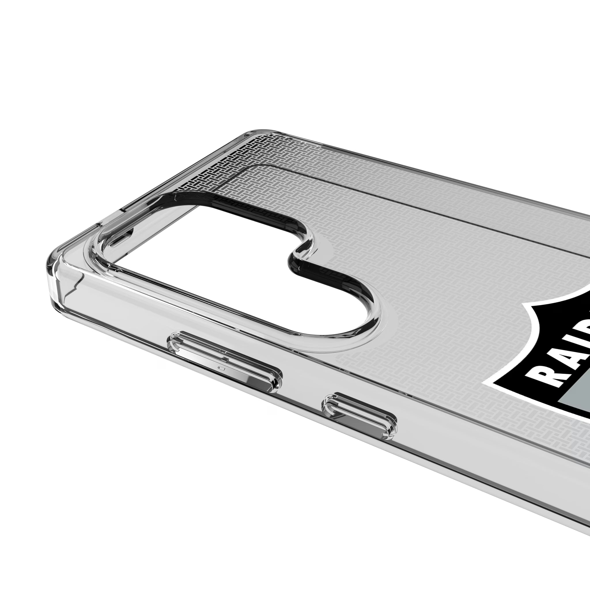 Oakland Raiders 1963 Historic Collection Linen Clear Phone Case for Samsung Galaxy