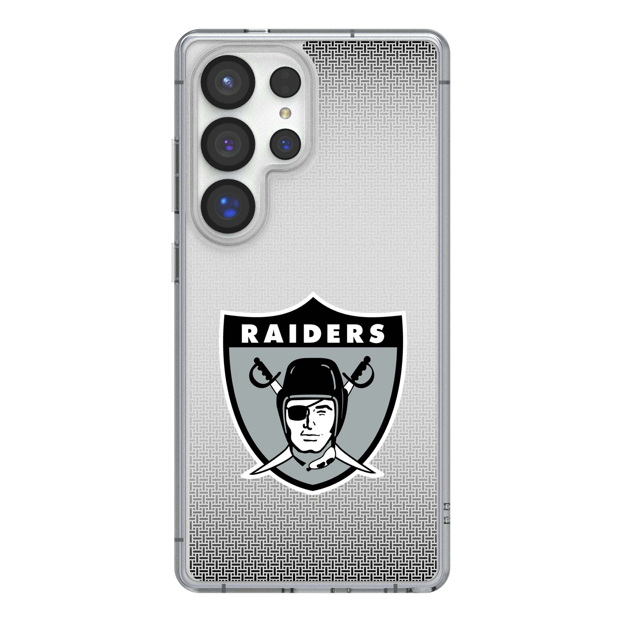 Oakland Raiders 1963 Historic Collection Linen Clear Phone Case for Samsung Galaxy