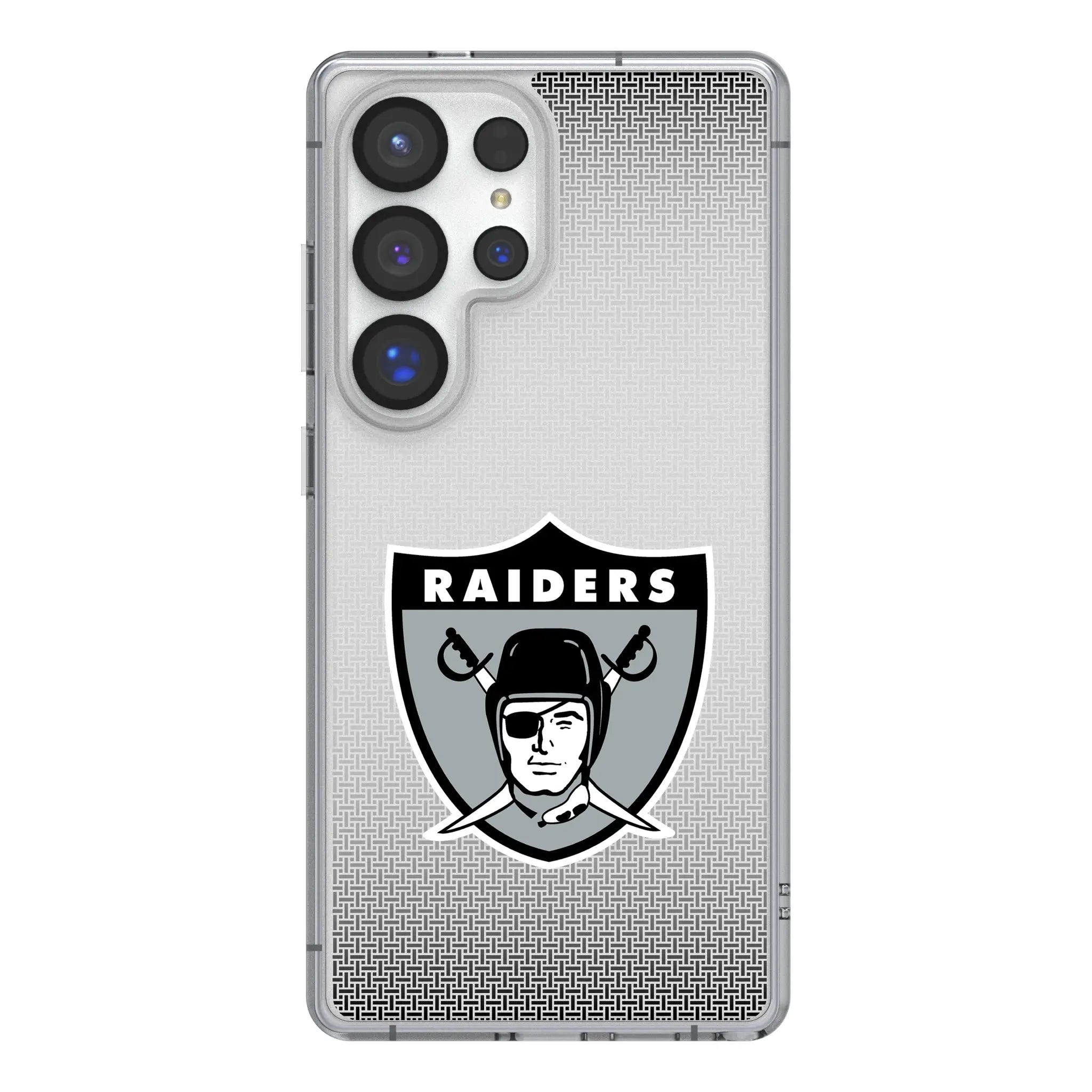 Oakland Raiders 1963 Historic Collection Linen Clear Phone Case for Samsung Galaxy