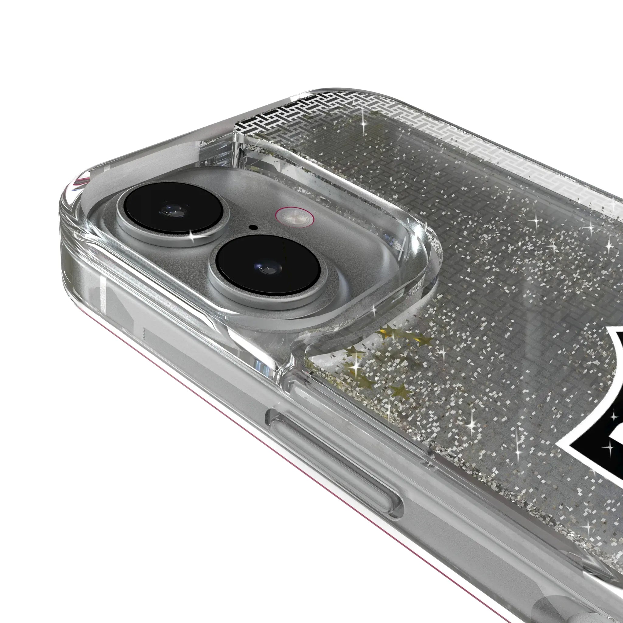 Oakland Raiders 1963 Historic Collection Linen Glitter Phone Case