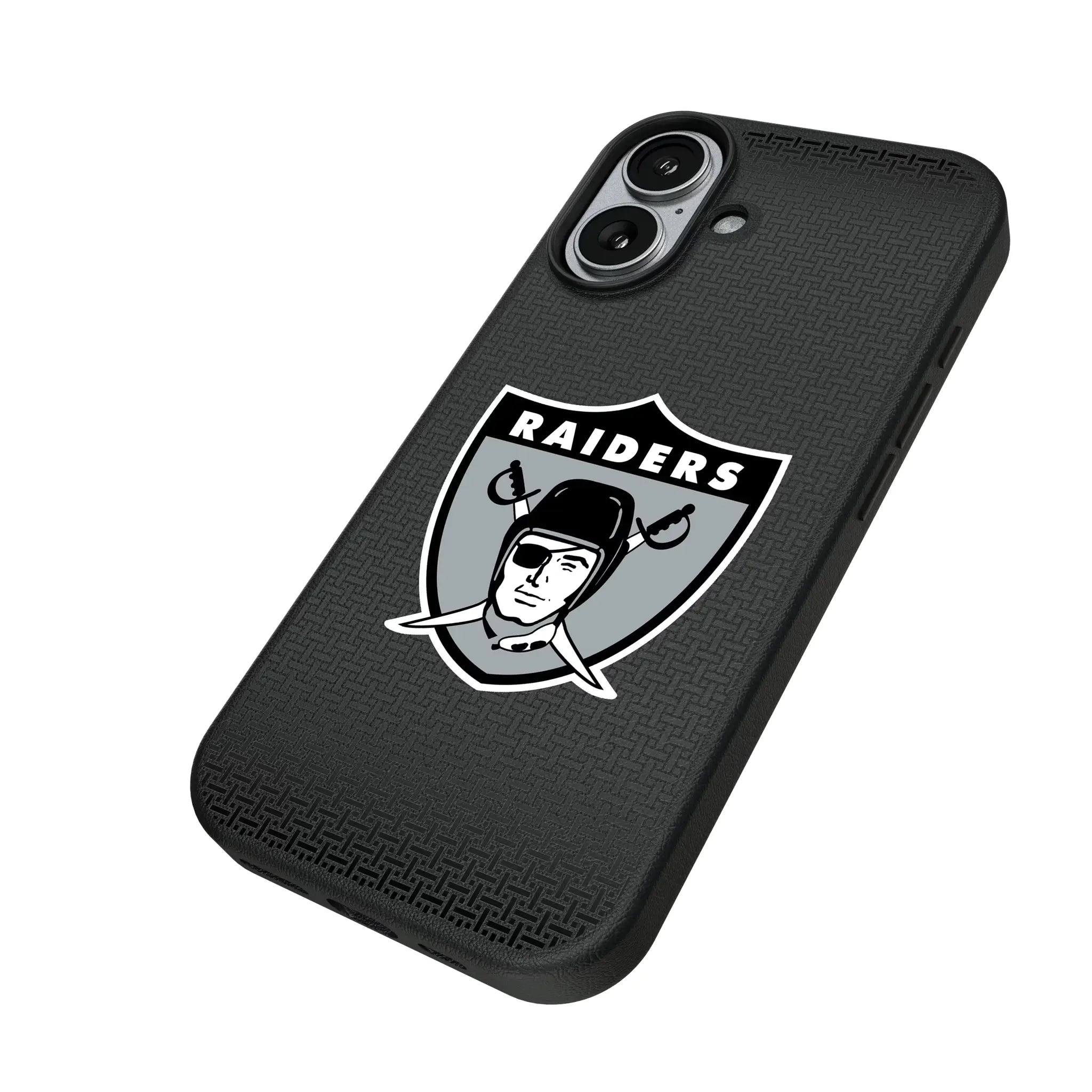 Oakland Raiders 1963 Historic Collection Linen MagSafe Compatible Phone Case for Apple iPhone