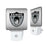 Oakland Raiders 1963 Historic Collection Linen Night Light 2-Pack
