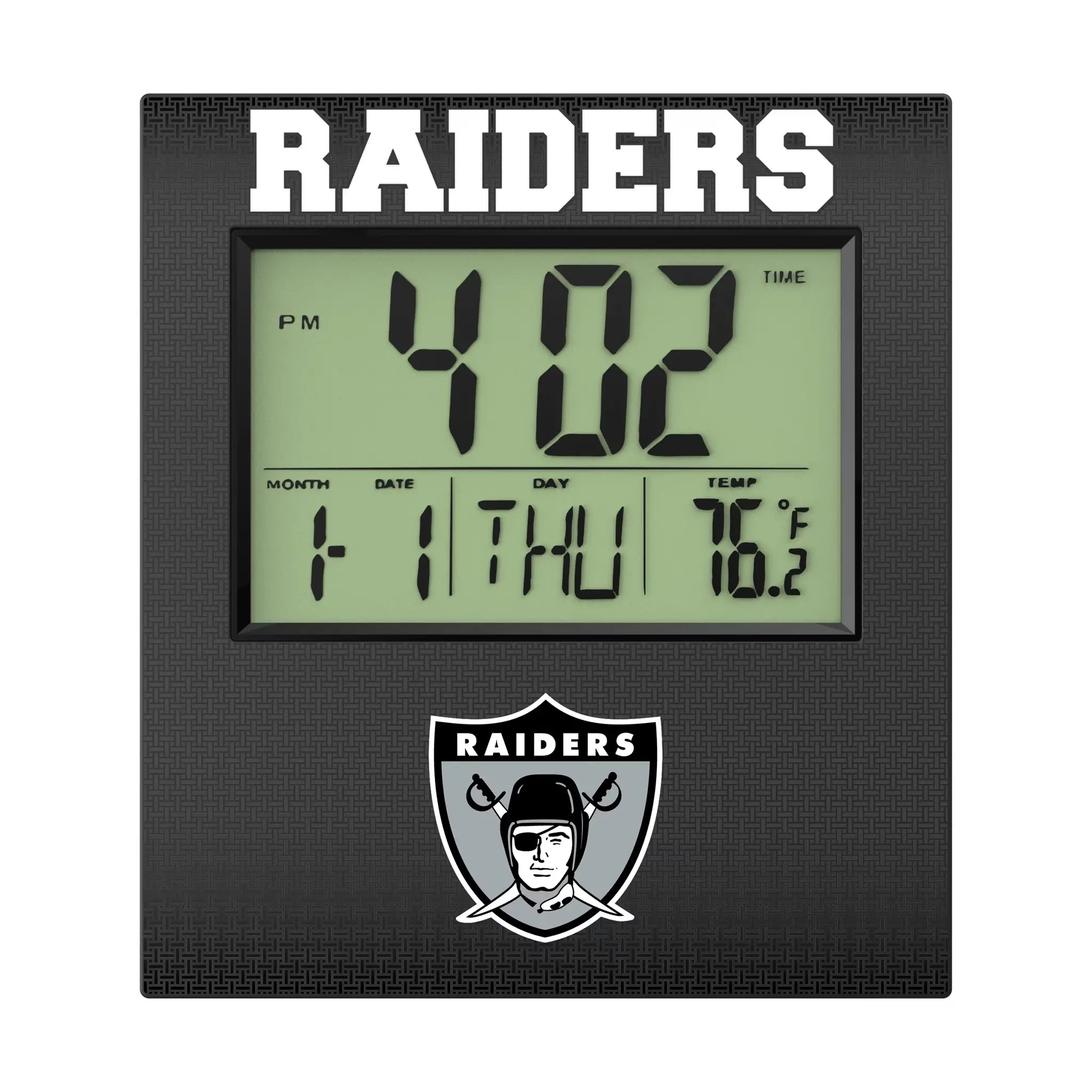 Oakland Raiders 1963 Historic Collection Linen Wall Clock