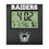 Oakland Raiders 1963 Historic Collection Linen Wall Clock