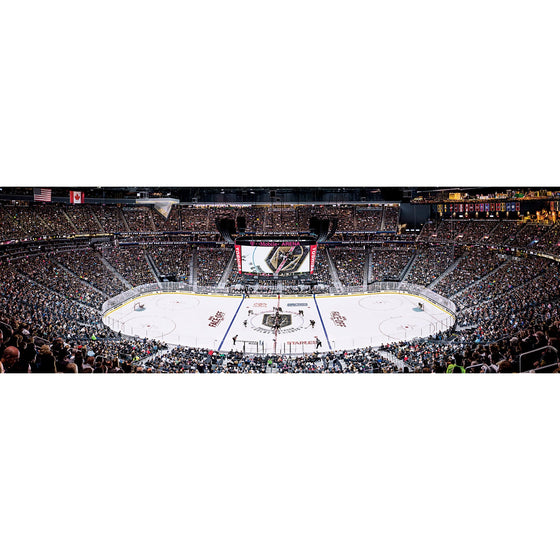 Las Vegas Golden Knights - 1000 Piece Panoramic Jigsaw Puzzle - 757 Sports Collectibles