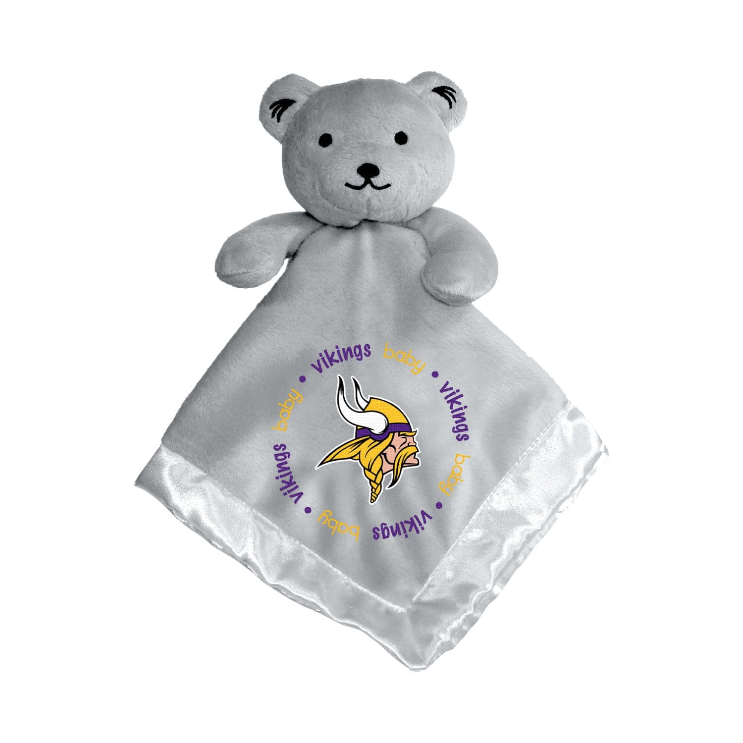 Minnesota Vikings Security Bear - Gray Plush Toy - Sports Gifts, Sports Memorabilia, Sports Collectibles, Fan Shop