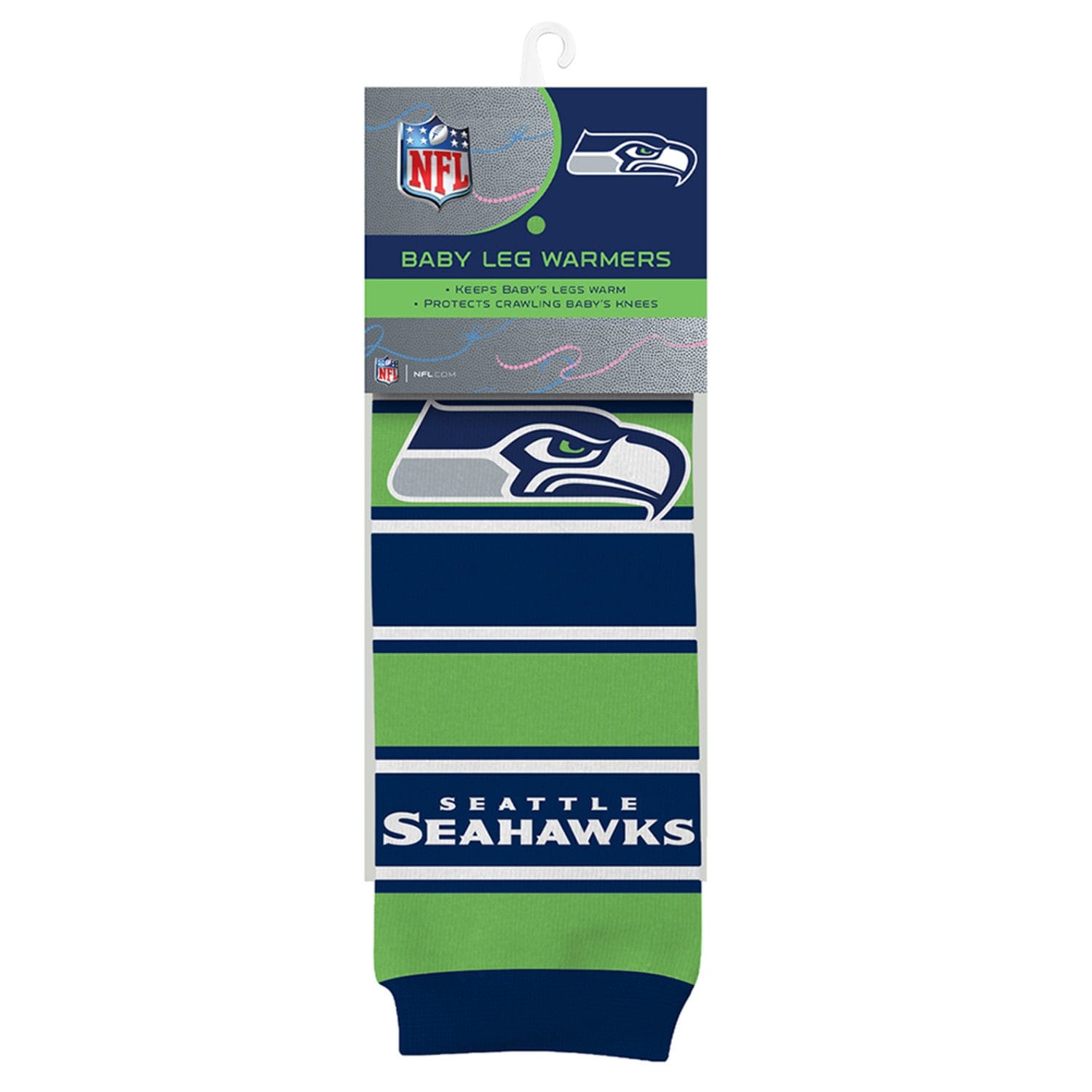 Seattle Seahawks Baby Leg Warmers - NFL Team Spirit for Little Fans - Sports Gifts, Sports Memorabilia, Sports Collectibles, Fan Shop