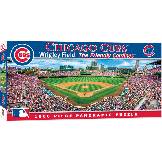 Chicago Cubs - 1000 Piece Panoramic Jigsaw Puzzle - 757 Sports Collectibles