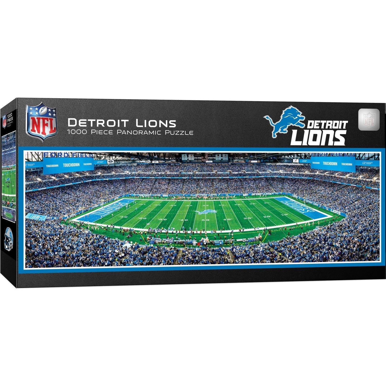 Detroit Lions 1000 Piece Panoramic Jigsaw Puzzle