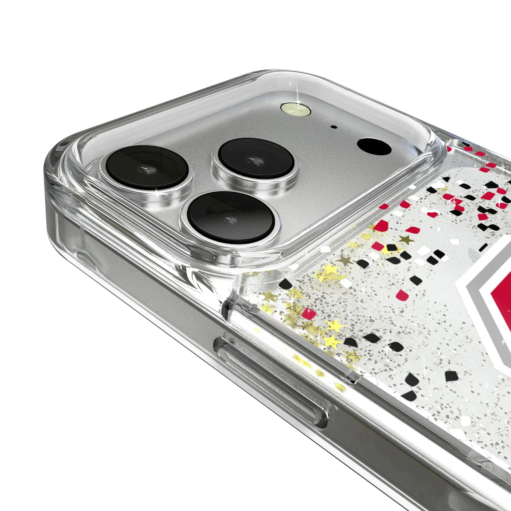 Ohio State University Buckeyes Confetti Glitter Phone Case