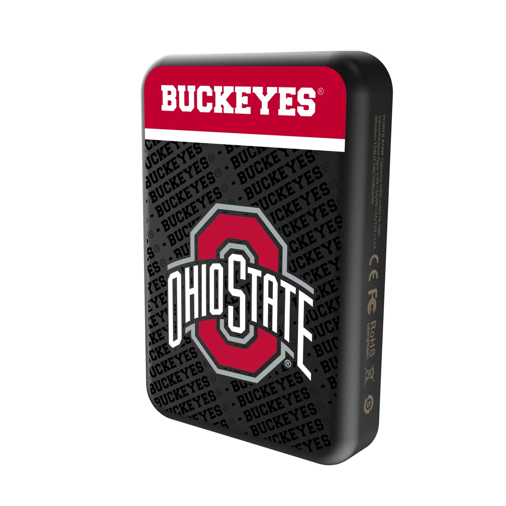 Ohio State University Buckeyes Endzone Plus Wireless Mag Power Bank