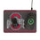 Ohio State University Buckeyes Linen 15-Watt Wireless Charger and Mouse Pad