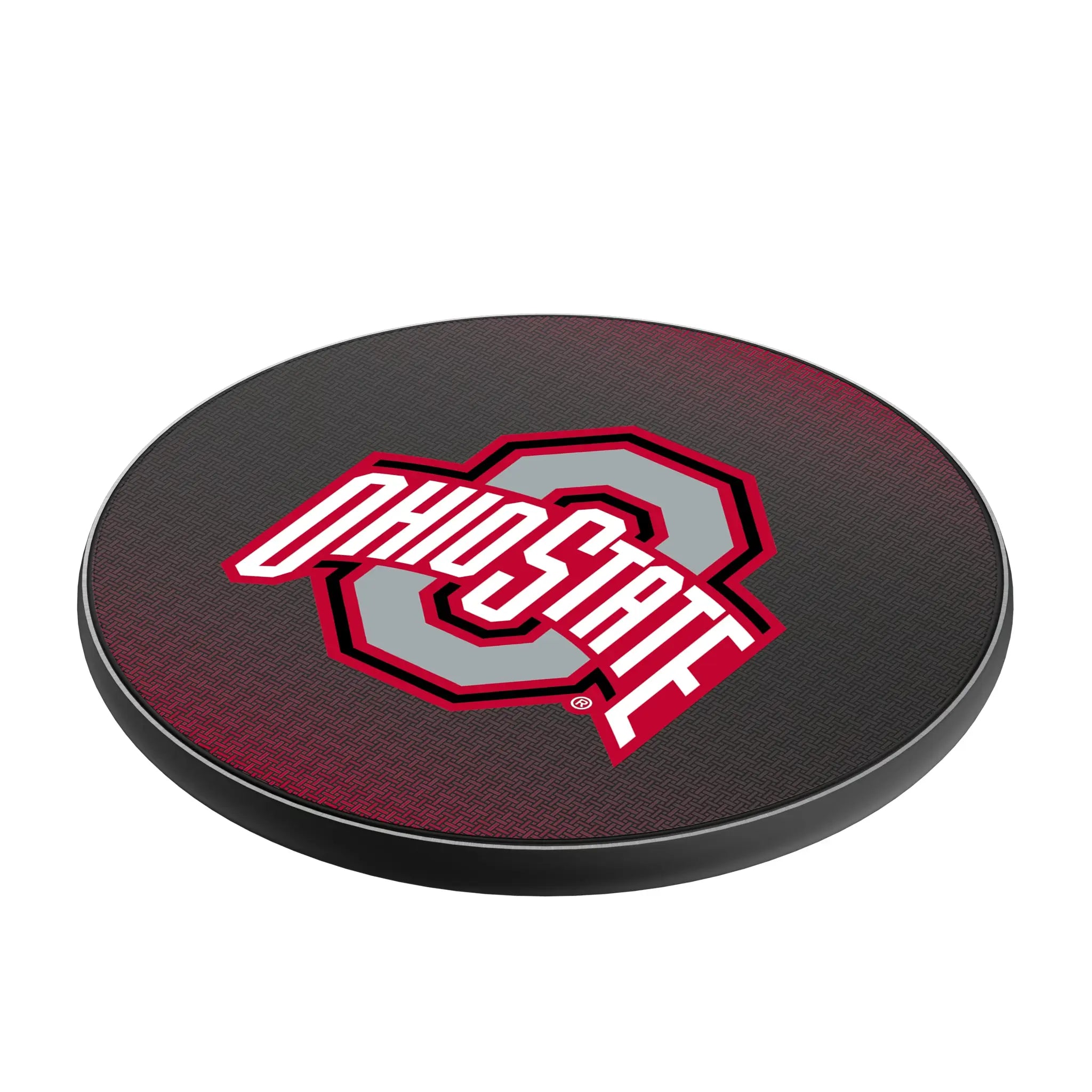 Ohio State University Buckeyes Linen 15-Watt Wireless Charger