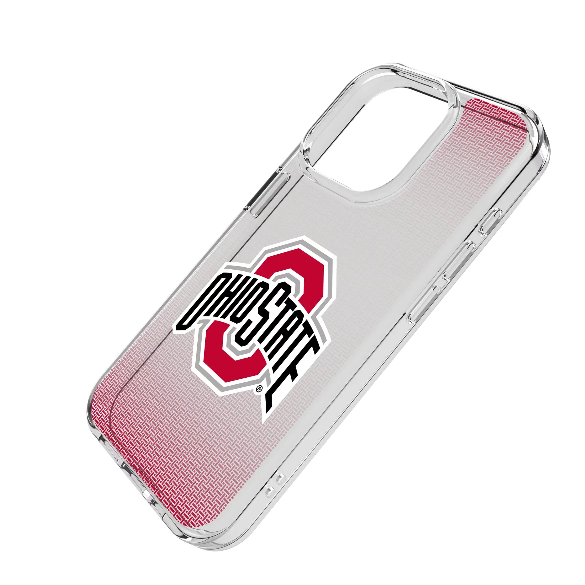 Ohio State University Buckeyes Linen Clear Phone Case for Apple iPhone