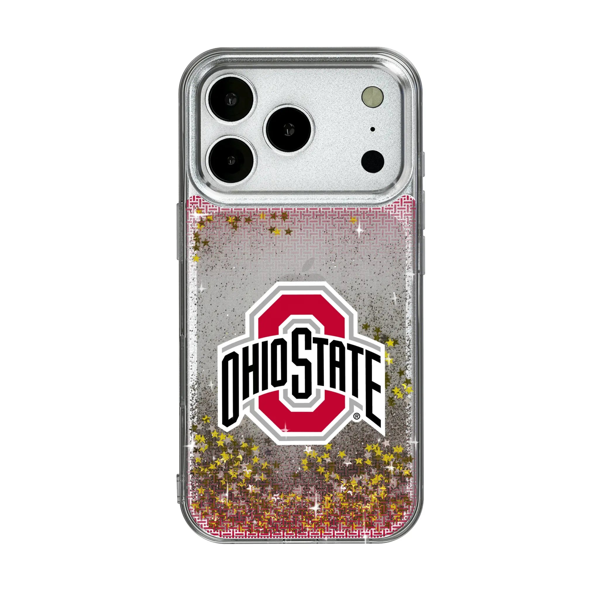 Ohio State University Buckeyes Linen Glitter Phone Case