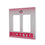 Ohio State University Buckeyes Linen Hidden-Screw Light Switch Plate