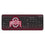 Ohio State University Buckeyes Linen Wireless USB Keyboard