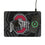 Ohio State University Buckeyes Monocolor Tilt 15-Watt Wireless Charger and Mouse Pad