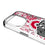Ohio State University Buckeyes Paisley Clear Phone Case for Apple iPhone