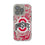 Ohio State University Buckeyes Paisley Clear Phone Case for Apple iPhone