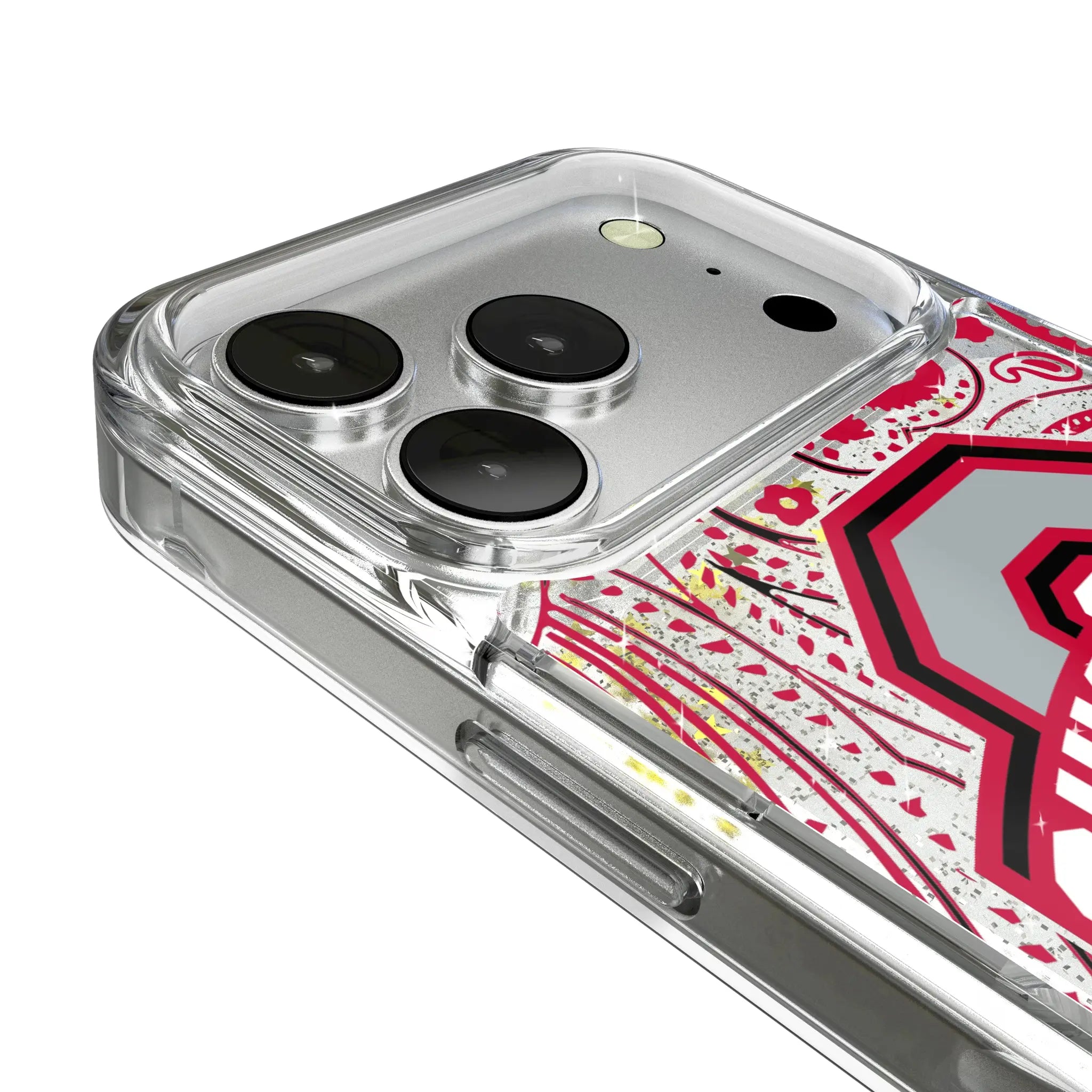 Ohio State University Buckeyes Paisley Glitter Phone Case