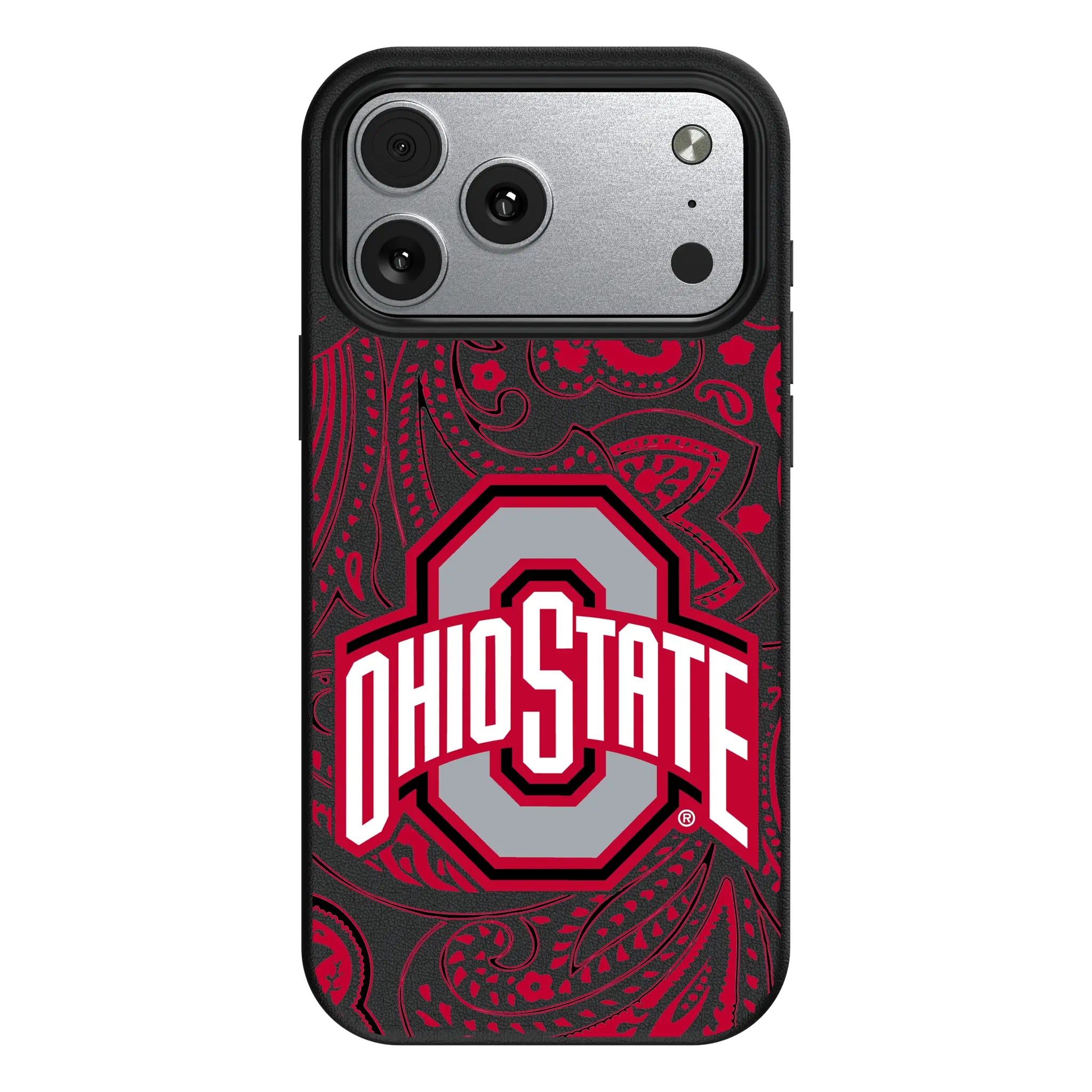 Ohio State University Buckeyes Paisley MagSafe Compatible Phone Case for Apple iPhone