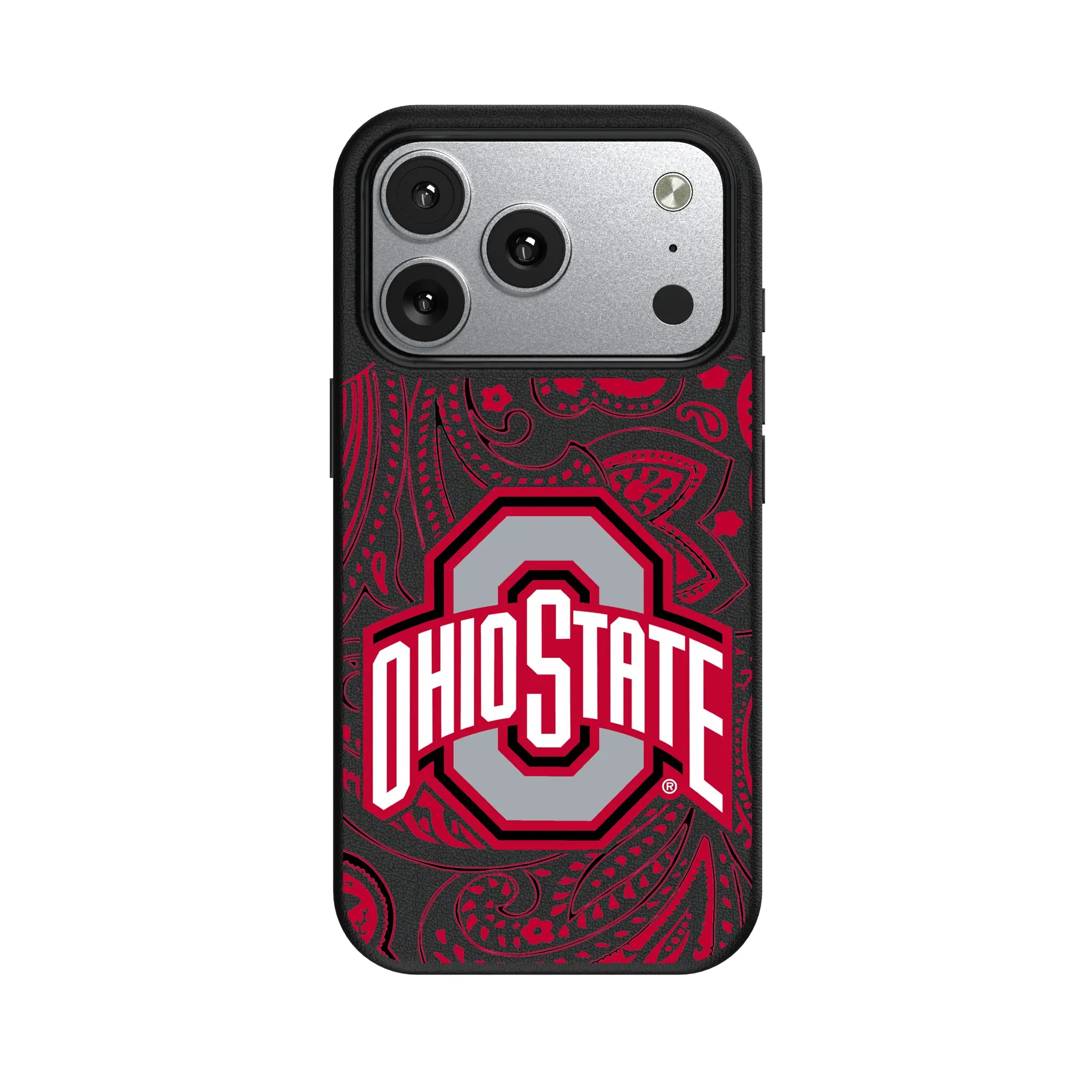 Ohio State University Buckeyes Paisley MagSafe Compatible Phone Case for Apple iPhone
