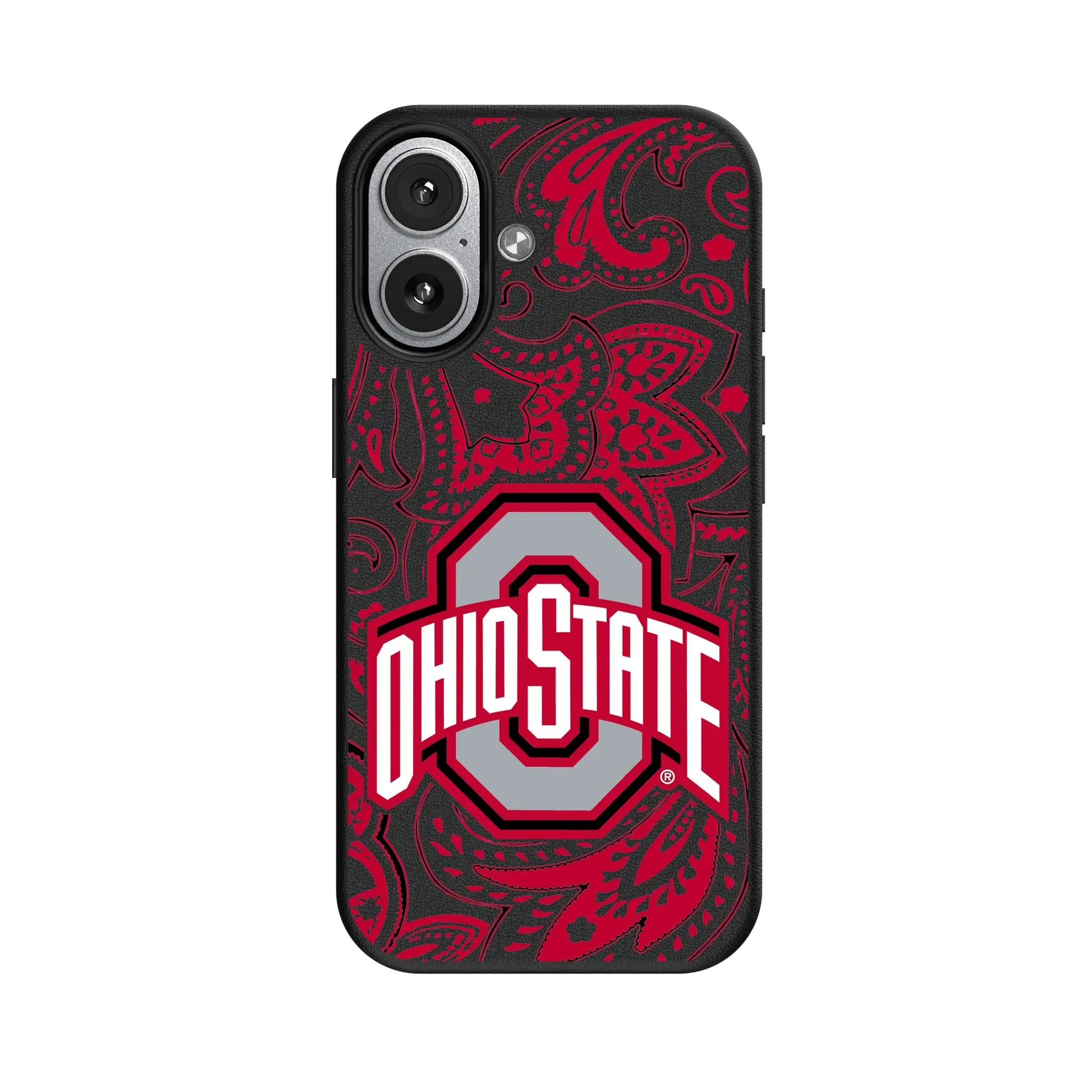 Ohio State University Buckeyes Paisley MagSafe Compatible Phone Case for Apple iPhone