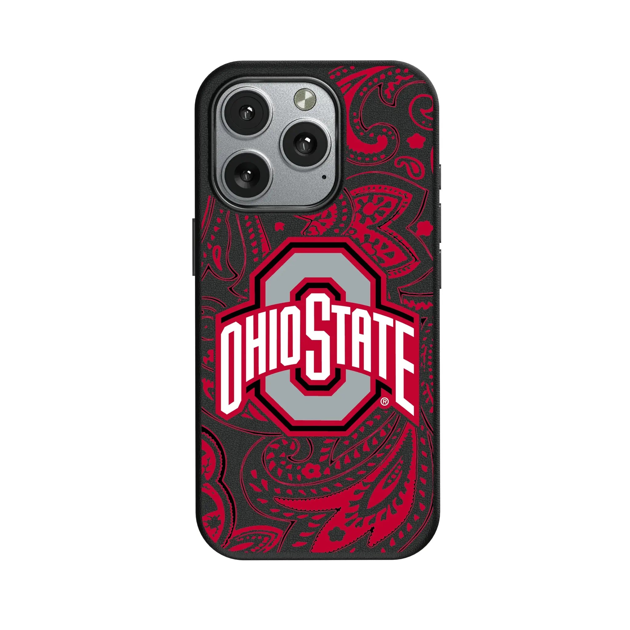 Ohio State University Buckeyes Paisley MagSafe Compatible Phone Case for Apple iPhone
