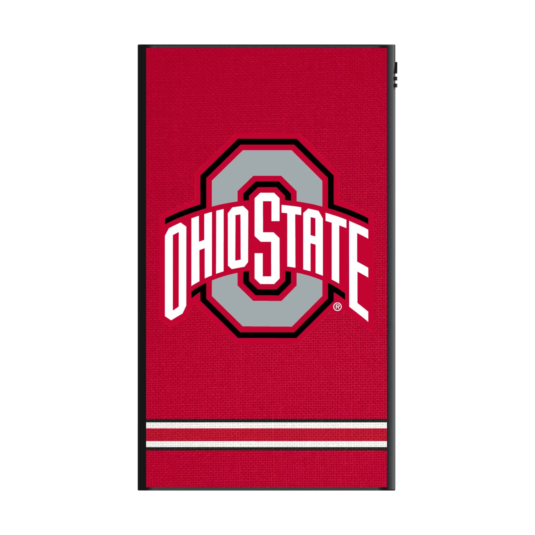 Ohio State University Buckeyes Stripe 5000mAh Flat Powerbank