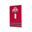 Ohio State University Buckeyes Stripe Hidden-Screw Light Switch Plate