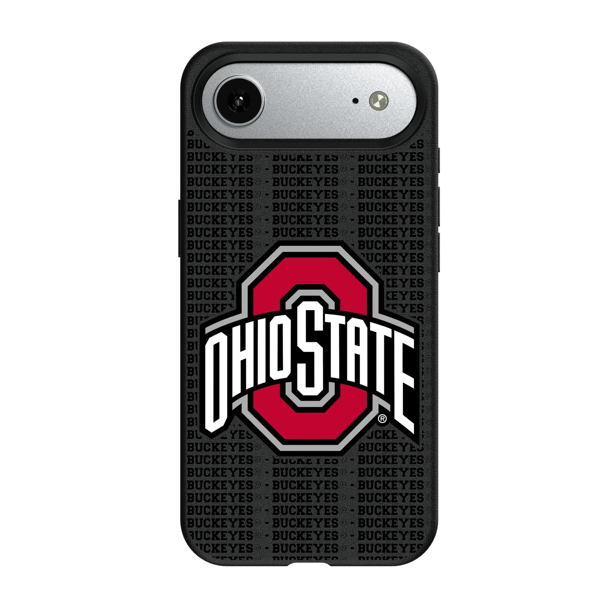 Ohio State University Buckeyes Text Backdrop MagSafe Compatible Phone Case for Apple iPhone