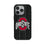 Ohio State University Buckeyes Text Backdrop MagSafe Compatible Phone Case for Apple iPhone