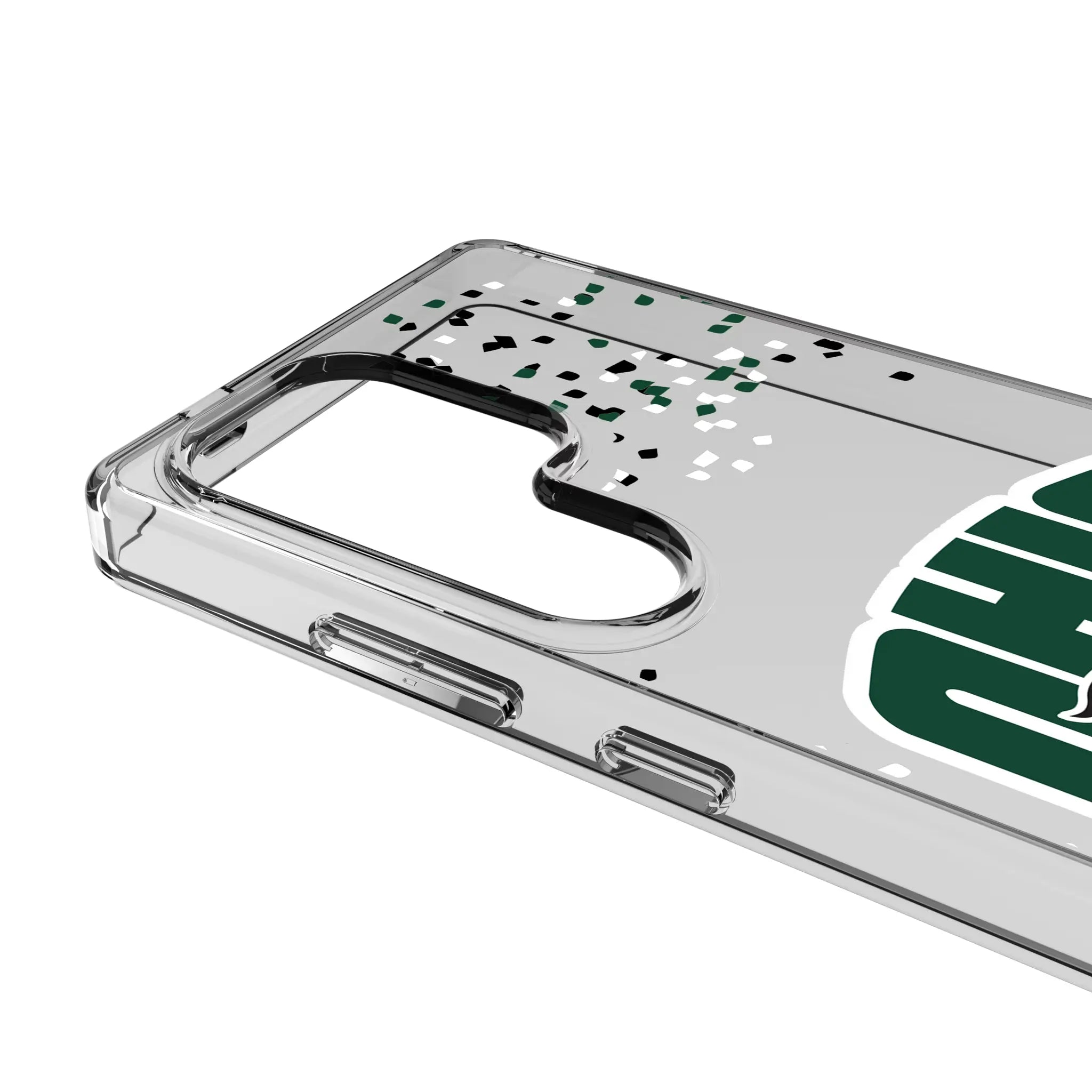 Ohio University Bobcats Confetti Clear Phone Case for Samsung Galaxy